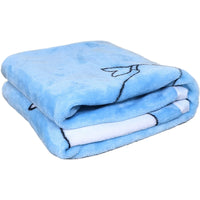 HKM-708179 Cat Foot Pad with Pure White, Burgundy, and Blue Footprints - Available in 100x70cm and 70x60cm Sizes