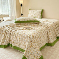 HKM-708179 Floral Pattern Pure Cotton Bed Sheet for Single Beds - Various Sizes Available