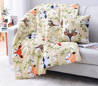 HKM-708179 Multifunctional Cartoon Pillow Quilt for Office Naps - 40x40 cm, Various Designs