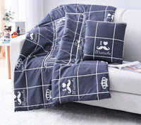 HKM-708179 Multifunctional Cartoon Pillow Quilt for Office Naps - 40x40 cm, Various Designs