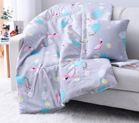 HKM-708179 Multifunctional Cartoon Pillow Quilt for Office Naps - 40x40 cm, Various Designs