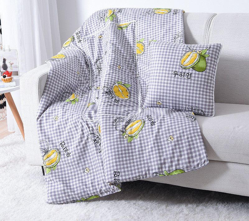 HKM-708179 Multifunctional Cartoon Pillow Quilt for Office Naps - 40x40 cm, Various Designs