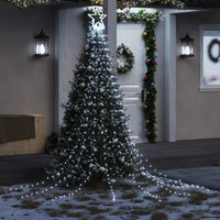 HKM-708307 Warm White LED Christmas Tree Lights with 320 Lights, 375 cm Length, 8 Lighting Modes
