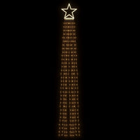 HKM-708307 Warm White LED Christmas Tree Lights with 320 Lights, 375 cm Length, 8 Lighting Modes