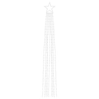 HKM-708307 Warm White LED Christmas Tree Lights with 320 Lights, 375 cm Length, 8 Lighting Modes