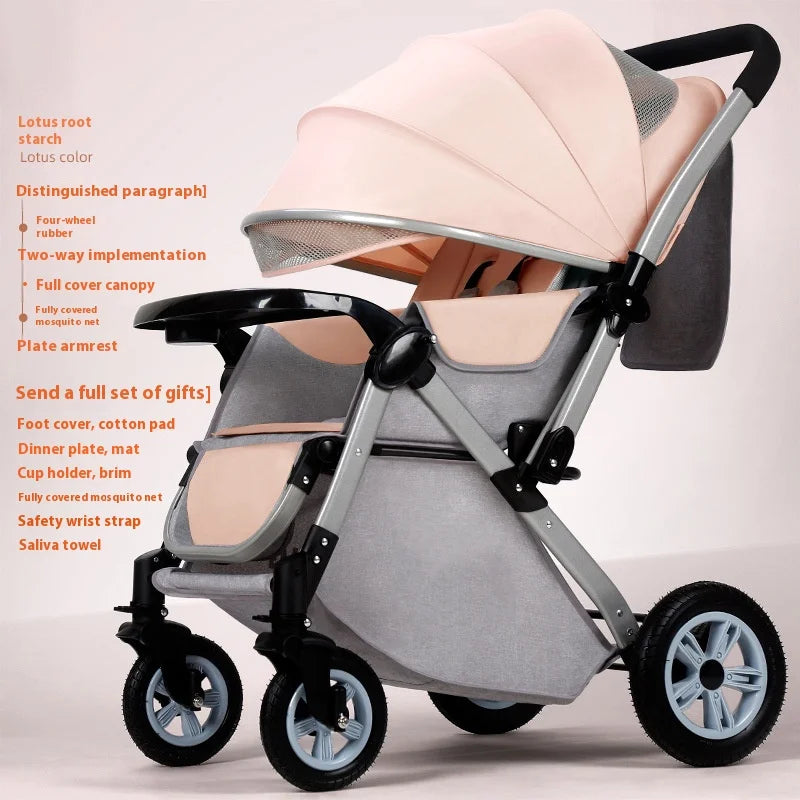KTX-708371 Lightweight Folding Baby Stroller with Easy Maneuverability and Comfortable Design