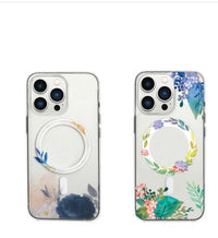 HKM-708435 Transparent Magnetic Mobile Phone Case for iPhone Models with Wireless Charging Compatibility