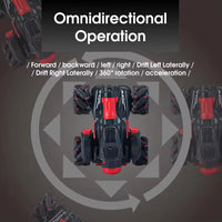 HKM-708755 2.4G Multi-Functional RC Stunt Car with Light, Music, and Bubble Spray for Indoor and Outdoor Use