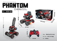 HKM-708755 2.4G Multi-Functional RC Stunt Car with Light, Music, and Bubble Spray for Indoor and Outdoor Use