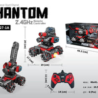 HKM-708755 2.4G Multi-Functional RC Stunt Car with Light, Music, and Bubble Spray for Indoor and Outdoor Use