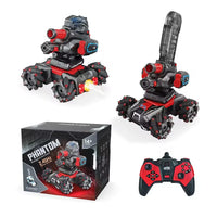 HKM-708755 2.4G Multi-Functional RC Stunt Car with Light, Music, and Bubble Spray for Indoor and Outdoor Use
