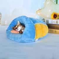 HKM-708883 Soft and Warm Cat Bed Comfortable Indoor Pet House for Smal