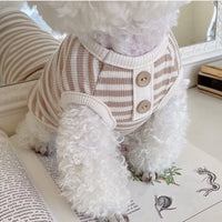 HKM-708947 Colorful Summer Stripe Pet Tank Top for Stylish Comfort