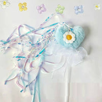 HKM-708947 Plush Love Tassel Funny Cat Stick Toy