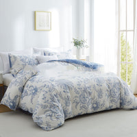 HKM-709139 Geometric Pattern Quilt Cover Set - Three-Piece Double Bedding with Pillowcases