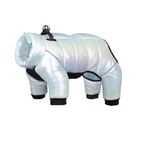 HKM-709203 Warm Waterproof Dog Down Jacket for Small Dogs - Cotton Two-Leg Design for Winter Comfort