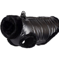 HKM-709203 Warm Waterproof Dog Down Jacket for Small Dogs - Cotton Two-Leg Design for Winter Comfort