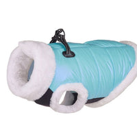 HKM-709203 Warm Waterproof Dog Down Jacket for Small Dogs - Cotton Two-Leg Design for Winter Comfort