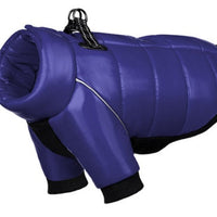 HKM-709203 Warm Waterproof Dog Down Jacket for Small Dogs - Cotton Two-Leg Design for Winter Comfort