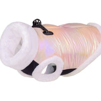 HKM-709203 Warm Waterproof Dog Down Jacket for Small Dogs - Cotton Two-Leg Design for Winter Comfort