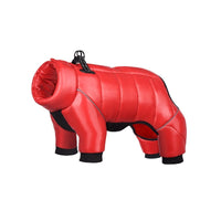 HKM-709203 Warm Waterproof Dog Down Jacket for Small Dogs - Cotton Two-Leg Design for Winter Comfort