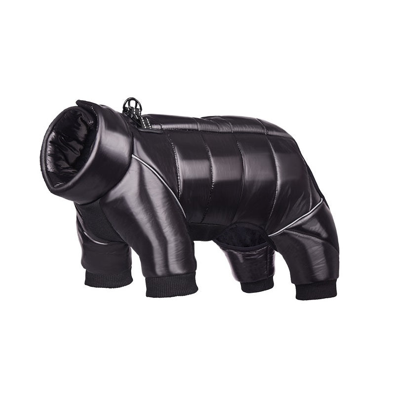 HKM-709203 Warm Waterproof Dog Down Jacket for Small Dogs - Cotton Two-Leg Design for Winter Comfort