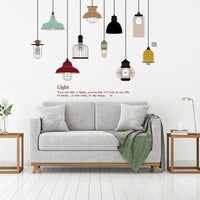 HKM-709267 Large Environmentally Friendly Removable Waterproof Cartoon Wall Sticker for Living Room and Bedroom Decor