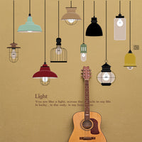 HKM-709267 Large Environmentally Friendly Removable Waterproof Cartoon Wall Sticker for Living Room and Bedroom Decor