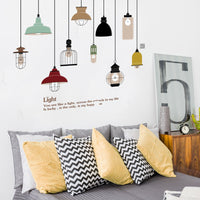 HKM-709267 Large Environmentally Friendly Removable Waterproof Cartoon Wall Sticker for Living Room and Bedroom Decor