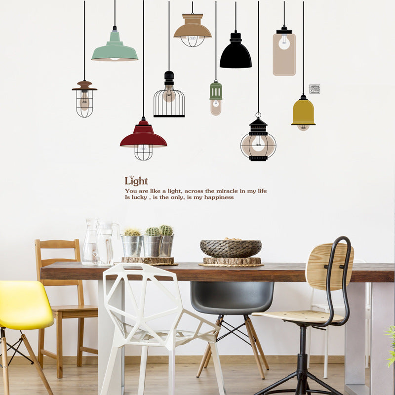 HKM-709267 Large Environmentally Friendly Removable Waterproof Cartoon Wall Sticker for Living Room and Bedroom Decor