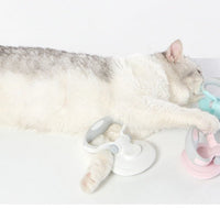 HKM-709267 Self-Cleaning Pet Wire Brush in White, Pink, and Blue - Plastic Comb Brush