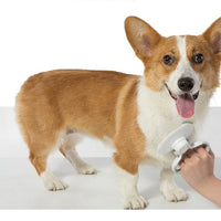 HKM-709267 Self-Cleaning Pet Wire Brush in White, Pink, and Blue - Plastic Comb Brush