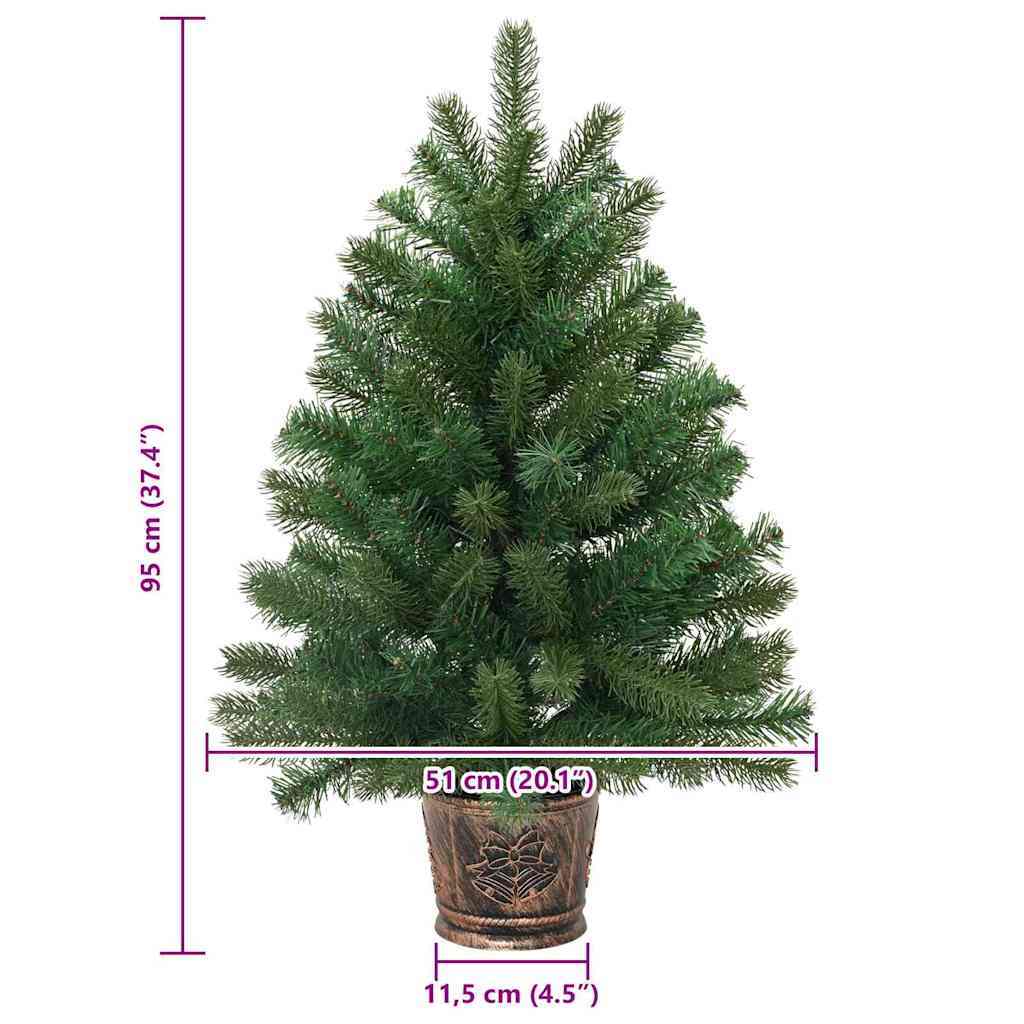 HKM-709459 Artificial Christmas Tree 95 cm with Realistic PVC and PE Branches for Indoor and Outdoor Use