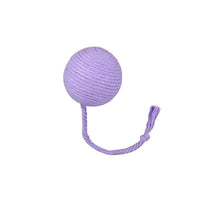 HKM-709523 Interactive Cat Toy Ball with Rope and Built-in Bell for Kittens