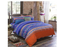HKM-709651 Four-Piece Printed Polyester Bedding Set with Various Sizes and Pillowcase Options