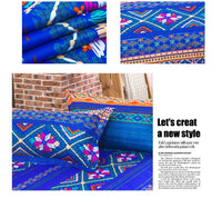 HKM-709651 Four-Piece Printed Polyester Bedding Set with Various Sizes and Pillowcase Options