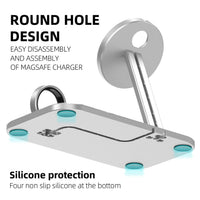 HKM-709715 Alloy Watch Charging Stand with Data Cable Accessories for Desktop Use