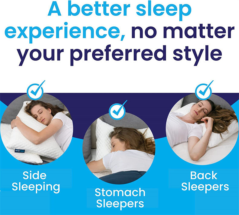HKM-709779 Memory Foam Pillow for Home and Travel – Available in Multiple Sizes