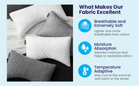 HKM-709779 Memory Foam Pillow for Home and Travel – Available in Multiple Sizes