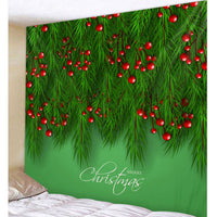 HKM-709779 Polyester Christmas Wall Blanket - Simple Modern Rectangle Design, Hand Washable