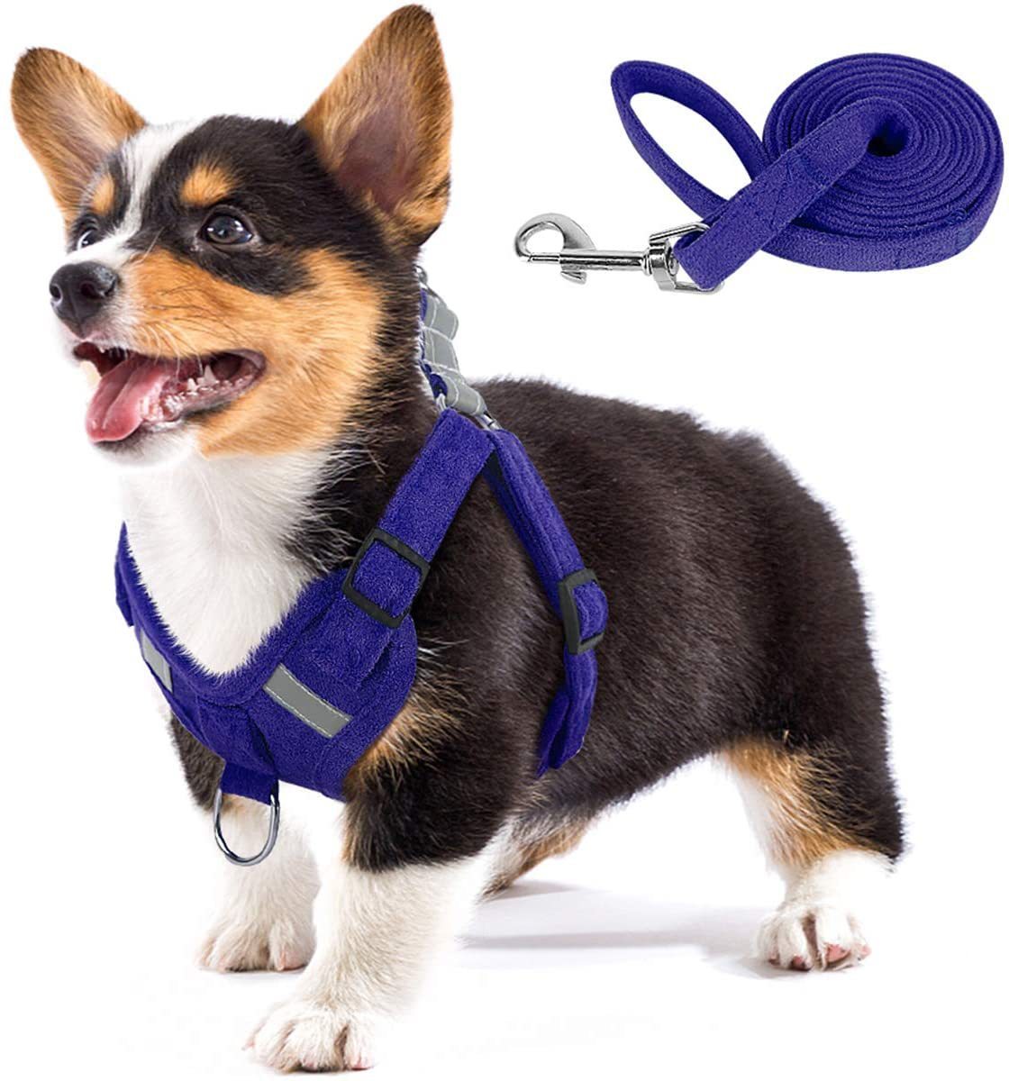 HKM-709843 Reflective No-Pull Dog Harness with LED Lights and Adjustable Comfort Strap