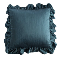 HKM-710035 Jacquard Ruffle Velvet Cushion Cover – Modern Simple Design, 45x45CM, Dutch Flannel