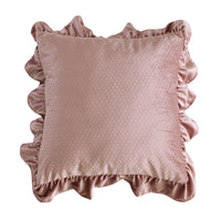 HKM-710035 Jacquard Ruffle Velvet Cushion Cover – Modern Simple Design, 45x45CM, Dutch Flannel