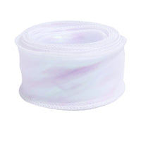 HKM-710163 Colorful Fishtail Organza Yarn Wave Edge Lace Ribbons - 5 Yards x 4 cm for DIY Bouquets and Gift Packaging