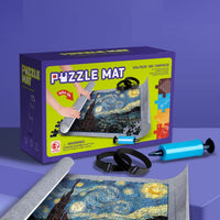 HKM-710163 Jigsaw Puzzle Roll-Up Mat for Up to 1500 Pieces - Ideal for All Ages