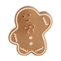 HKM-710291 Gingerbread Man Ceramic Vase for Modern Floral Arrangements, Hand-Painted Glazed Design