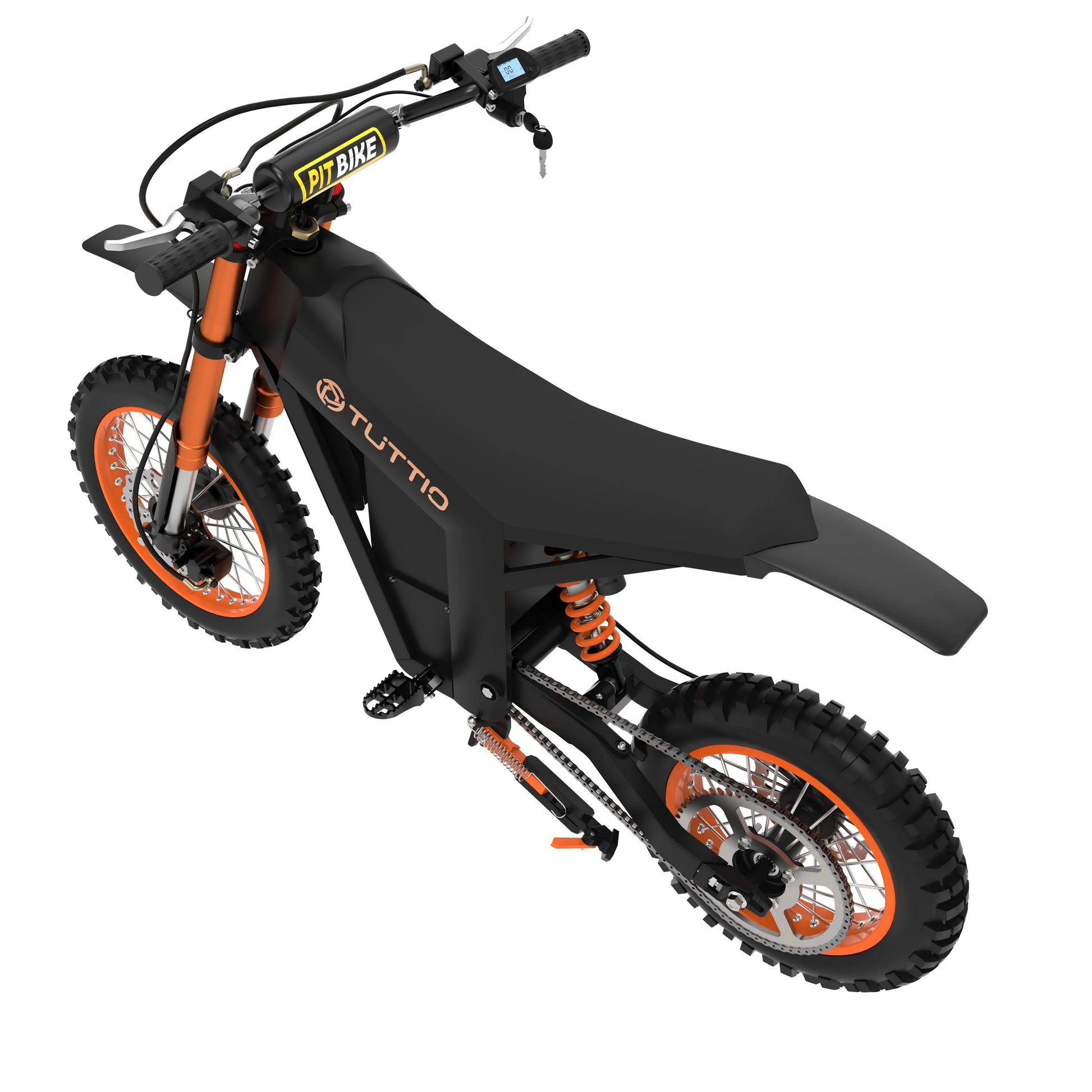 KTX-710419 Electric Dirt Bike 48V 2000W for Kids Over 13, 3-Speed, Aluminum Frame, Hydraulic Disc Brake, 14 Inch Tires