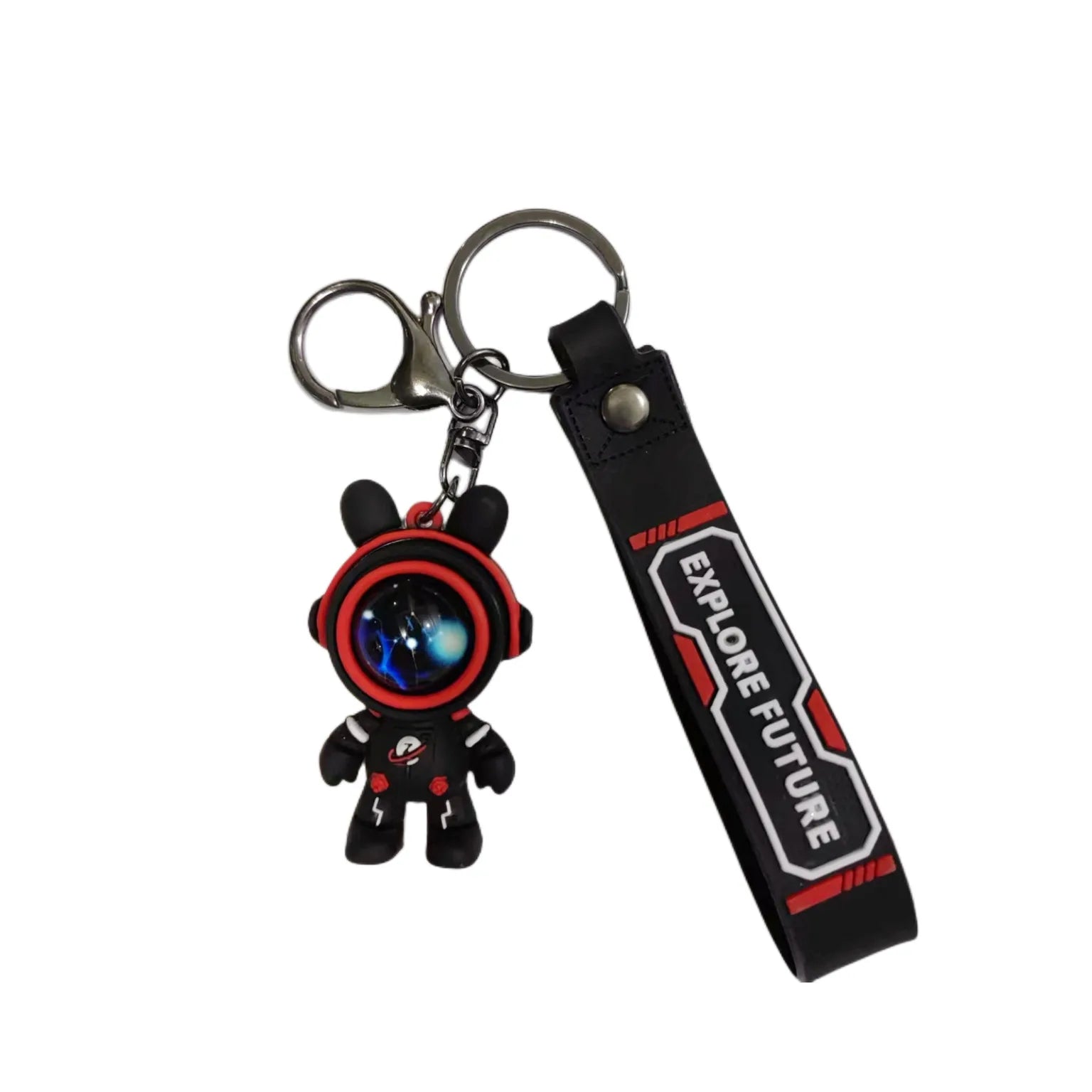 HKM-710483 3D Cartoon Bear Keychain in Silicone for Men and Women, Fashionable Key Pendant for Bags and Cars