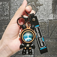 HKM-710483 3D Cartoon Bear Keychain in Silicone for Men and Women, Fashionable Key Pendant for Bags and Cars
