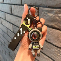 HKM-710483 3D Cartoon Bear Keychain in Silicone for Men and Women, Fashionable Key Pendant for Bags and Cars